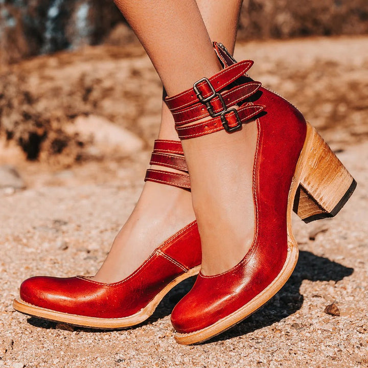 Amalia | Women's Comfortable & Stylish Leather Shoes with Non-Slip Sole
