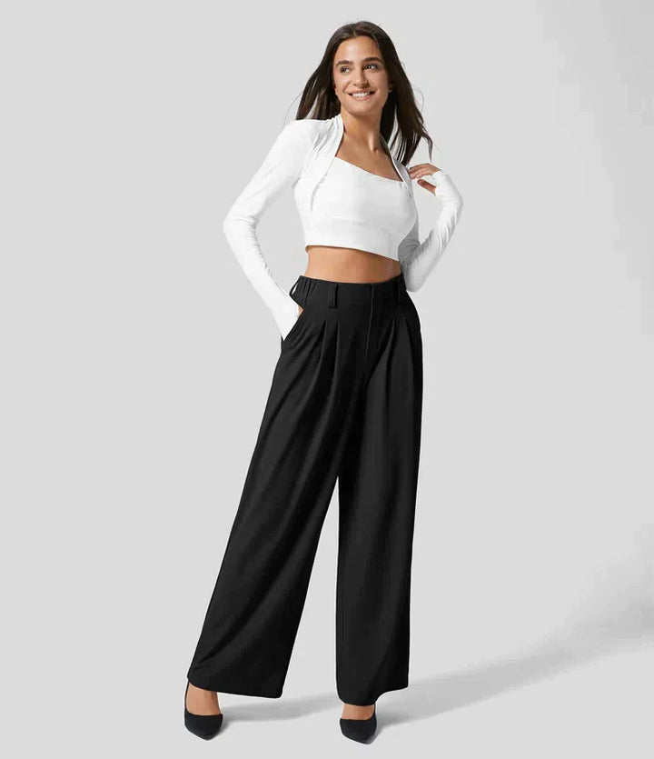 Amara | Women's Comfy Wide Leg Trousers