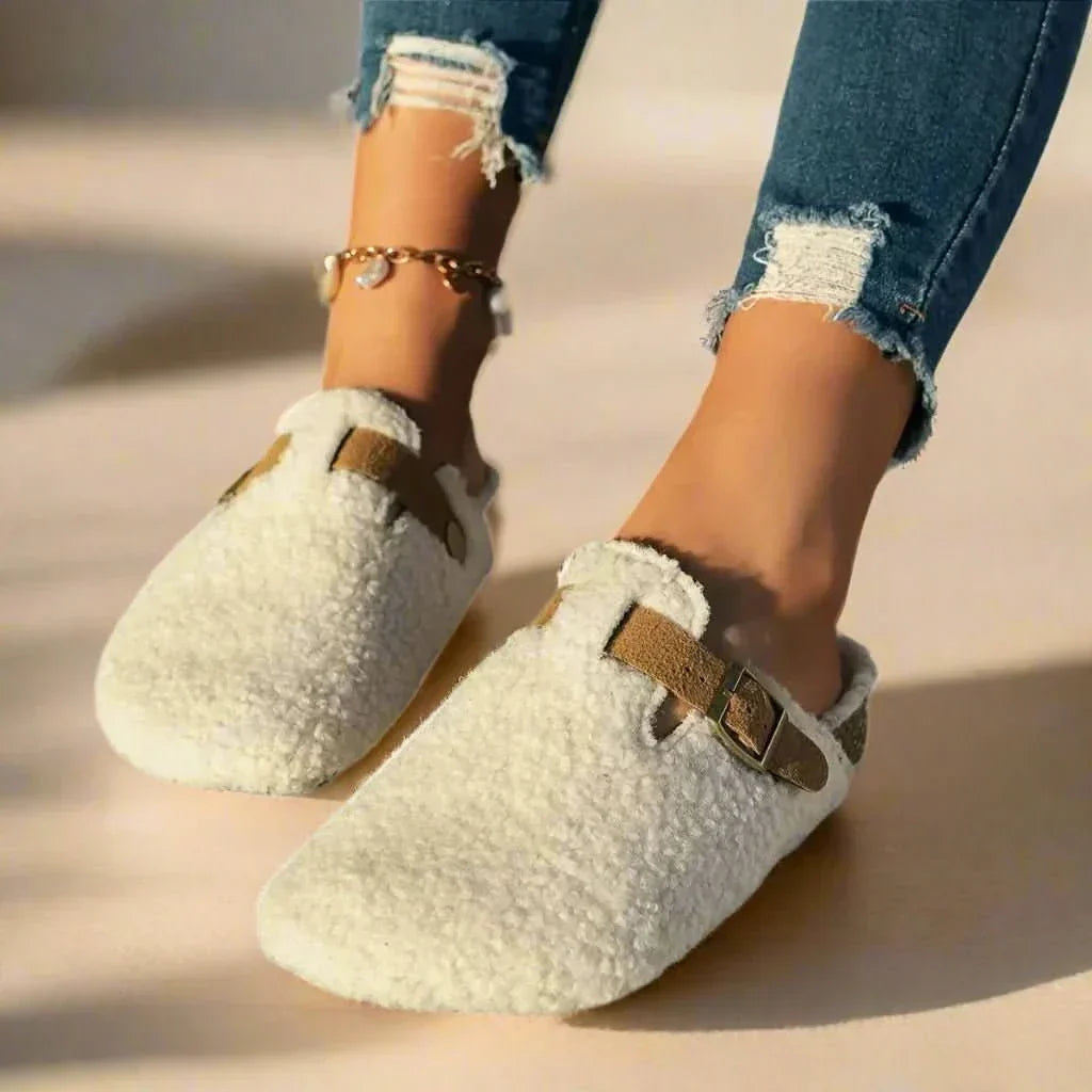 Women's Luxurious Sheepskin Wool Shoes for Ultimate Winter Comfort