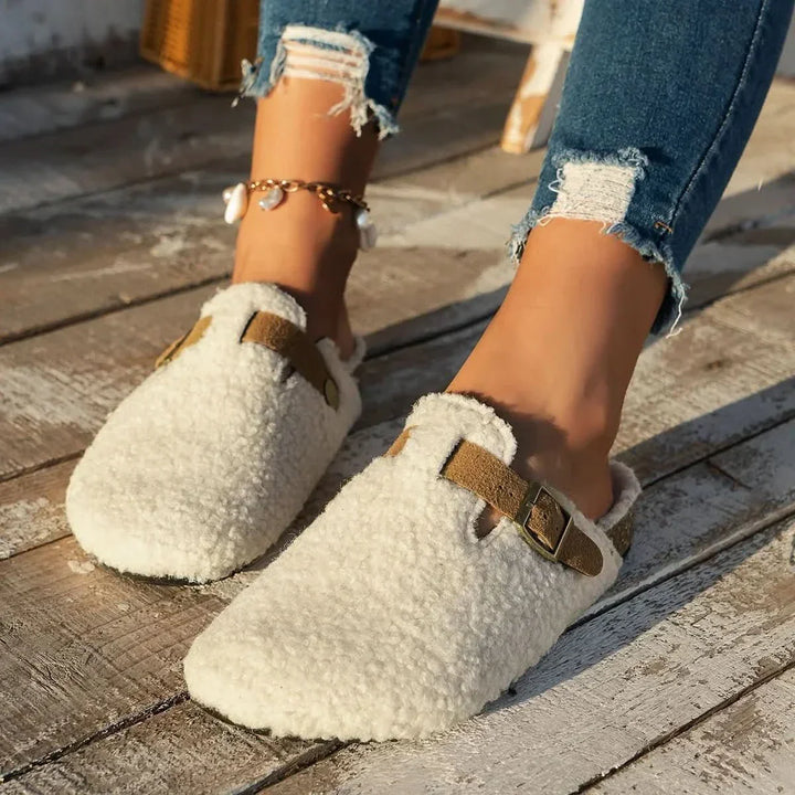 Women's Luxurious Sheepskin Wool Shoes for Ultimate Winter Comfort