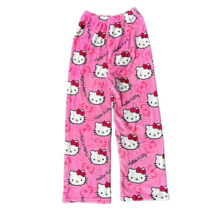 Women's Hello Kitty Plush Pajama Pants