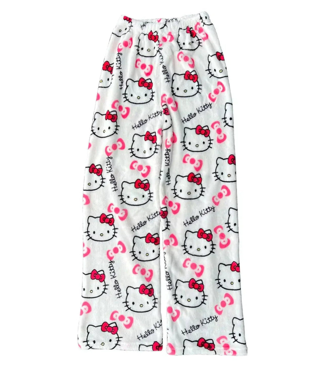 Women's Hello Kitty Plush Pajama Pants