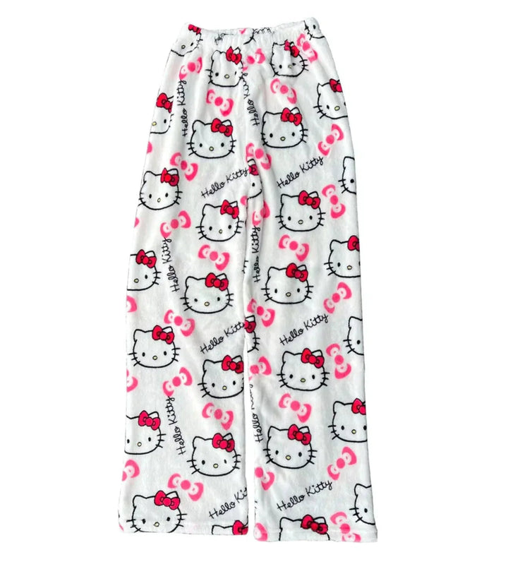 Women's Hello Kitty Plush Pajama Pants