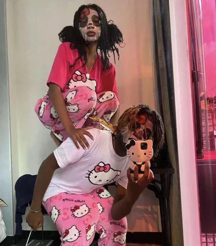 Women's Hello Kitty Plush Pajama Pants