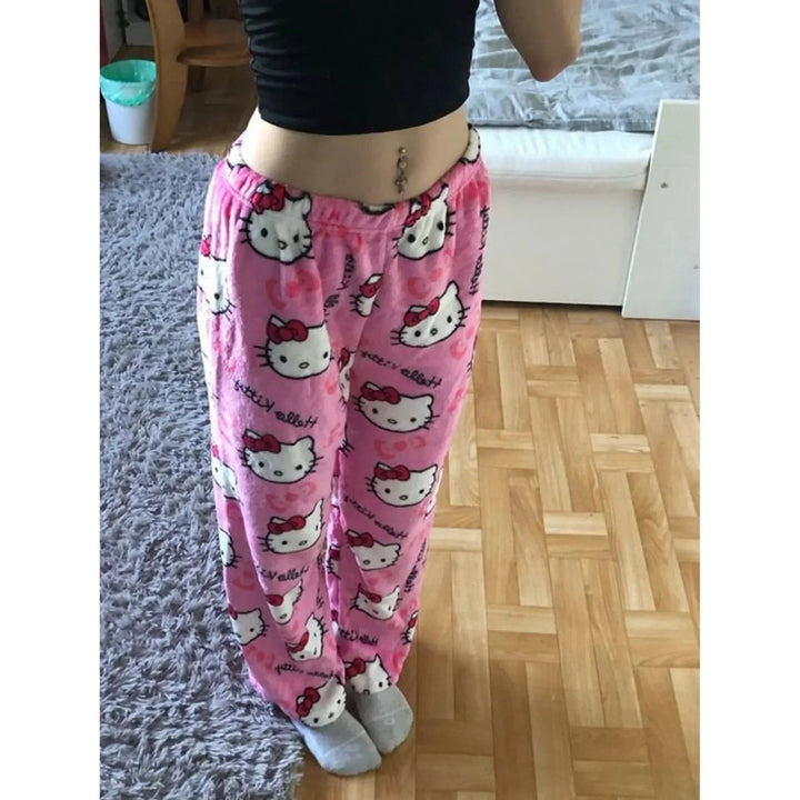 Women's Hello Kitty Plush Pajama Pants