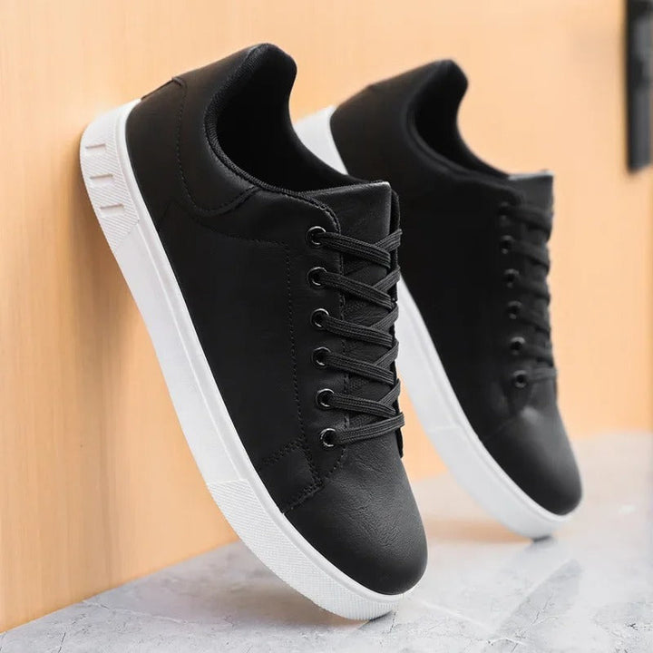 Men's Classic Leather Look Sneakers