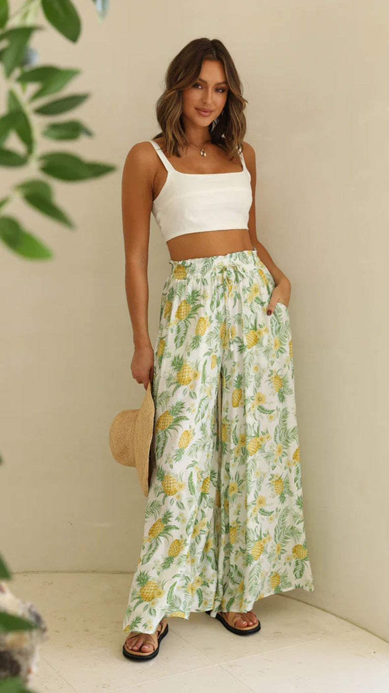 Women's Breezy Summer Wide Leg Palazzo Pants