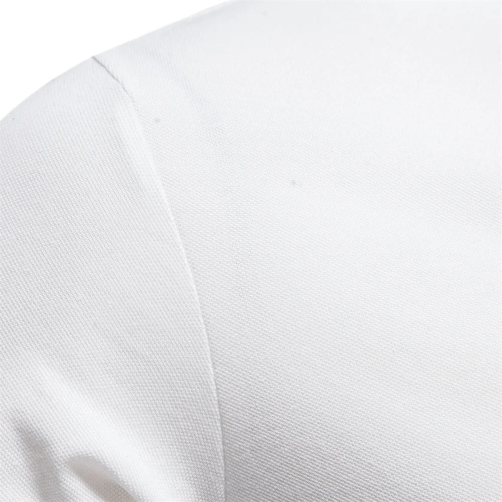 Men's Classic Polo Shirt with Giraffe Embroidery