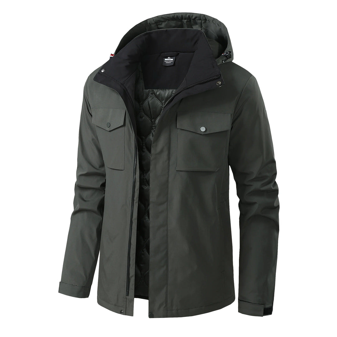 Men's Waterproof Hooded Jacket