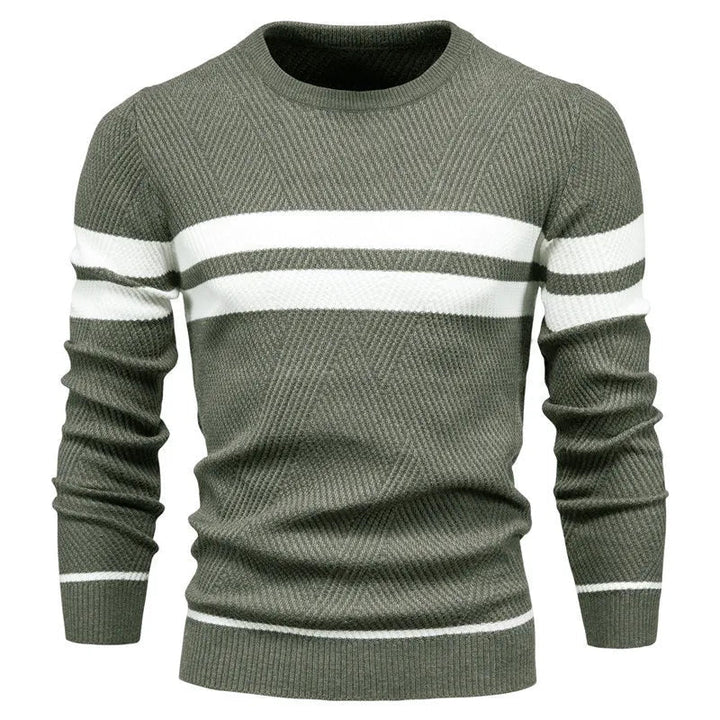 Men's coarse knit sweater