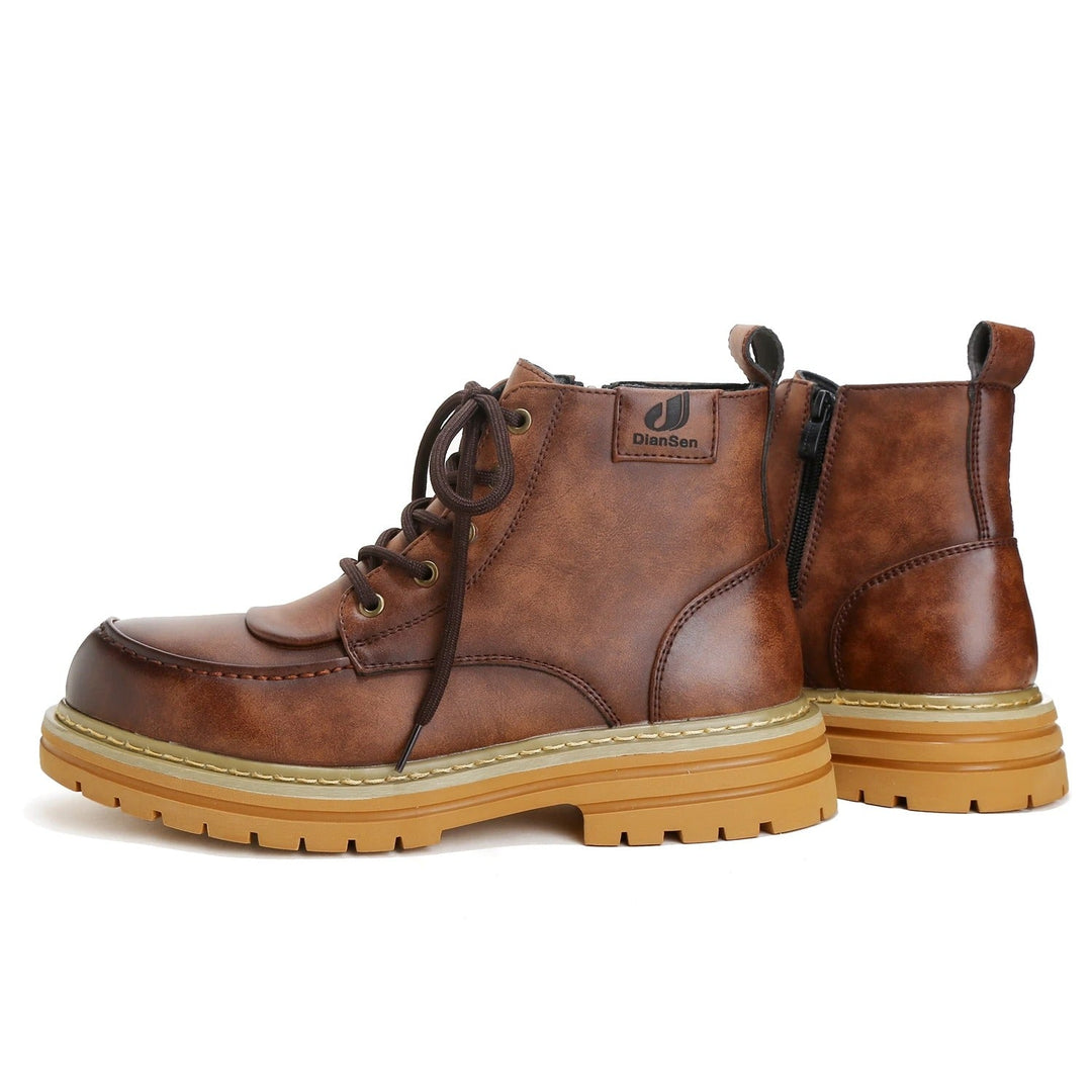 Men's Robust Lace-Up Boots for Outdoor Adventures