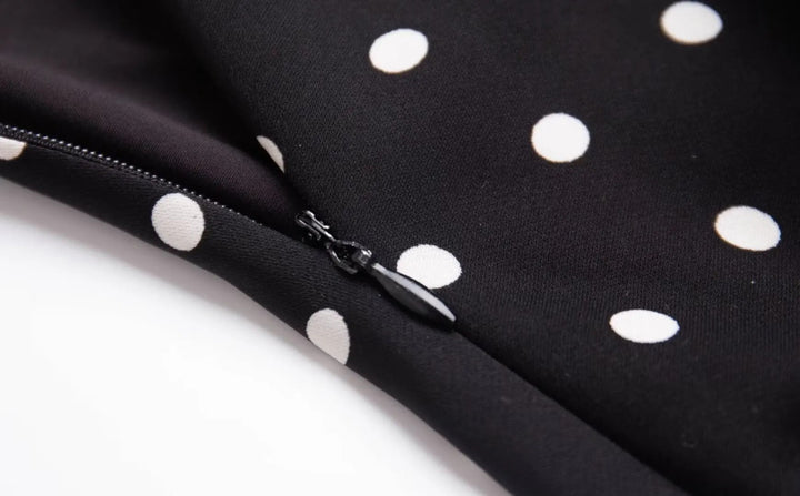 Women's Dotted Neckholder Midi Dress for Stylish Summer Looks