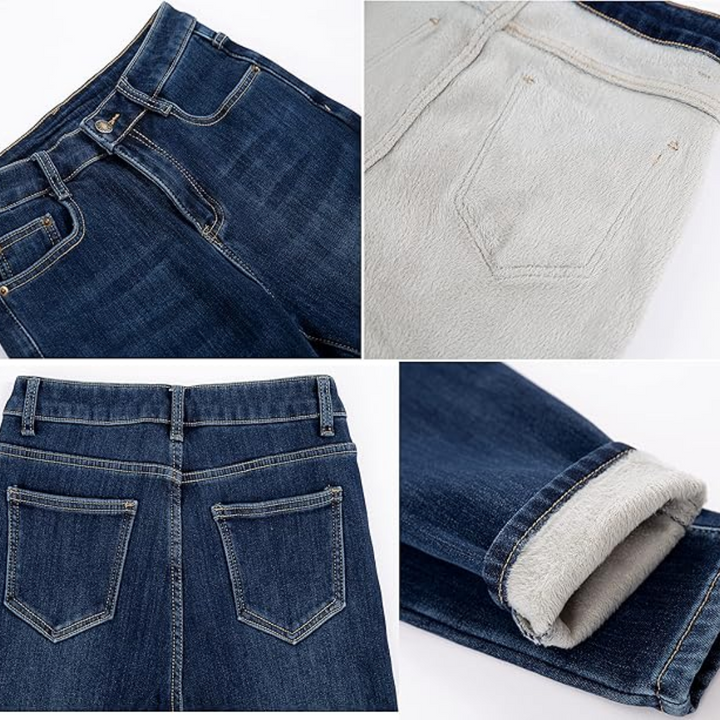 Hannah | Women's Fleece-Lined Winter Thermal Jeans