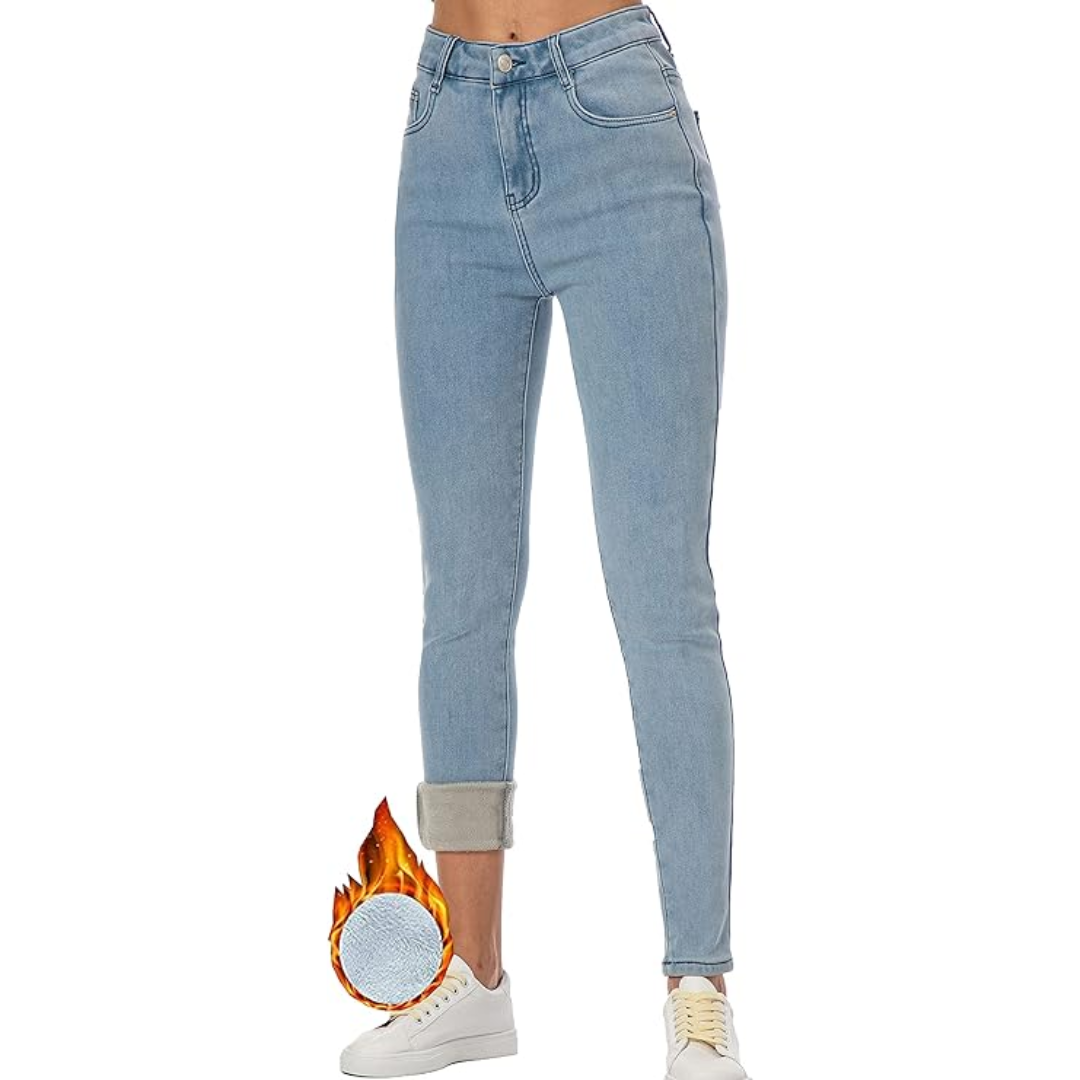 Hannah | Women's Fleece-Lined Winter Thermal Jeans