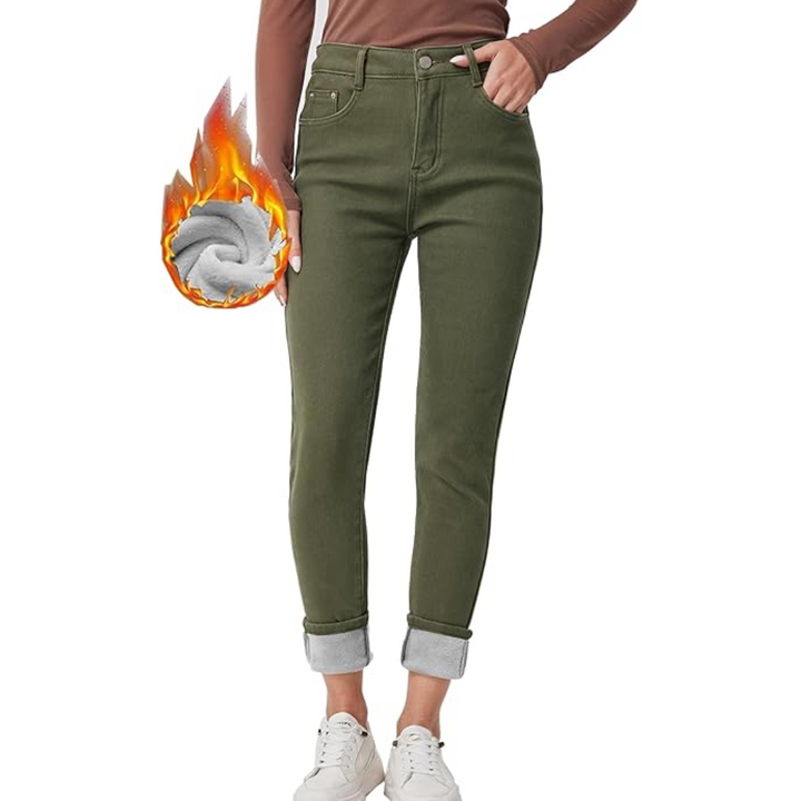 Hannah | Women's Fleece-Lined Winter Thermal Jeans