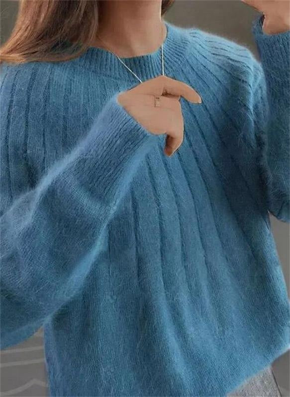 Women's Classic Fit Round Neck Cashmere Sweater