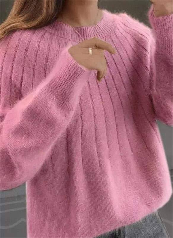 Women's Classic Fit Round Neck Cashmere Sweater