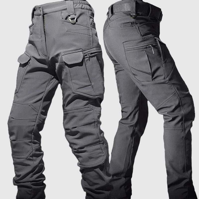 Men's Hooded Windbreaker Set with Cargo Pants