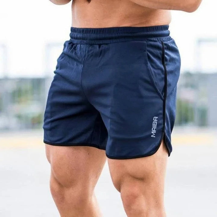 Men's Slim-Fit Elastic Swim Trunks