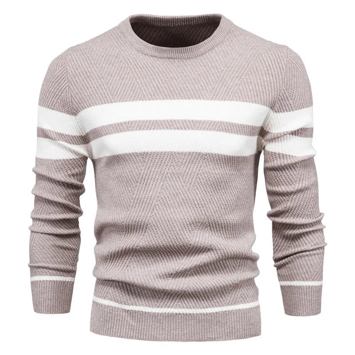 Men's coarse knit sweater