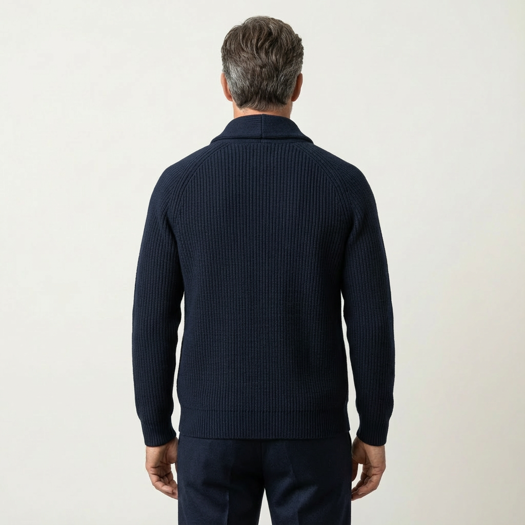 Men's Ribbed Wool Vest