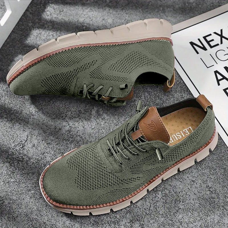 Men's Green Urban Comfort Sneakers
