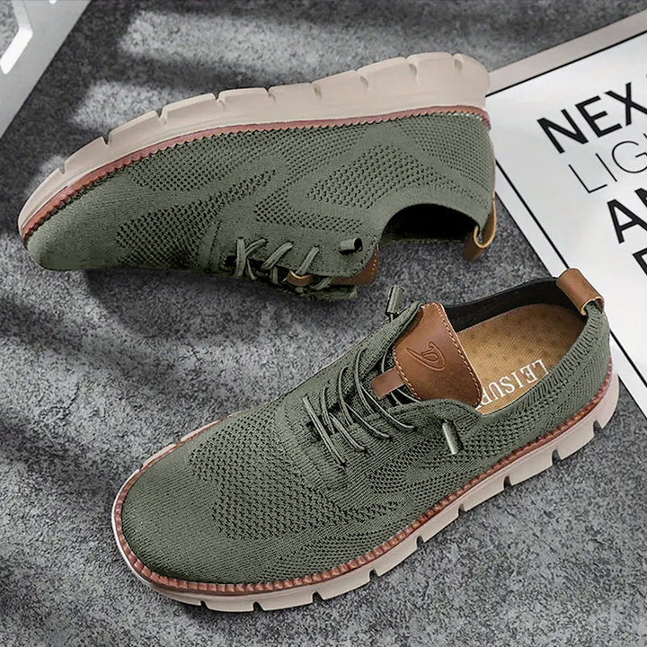 Men's Green Urban Comfort Sneakers