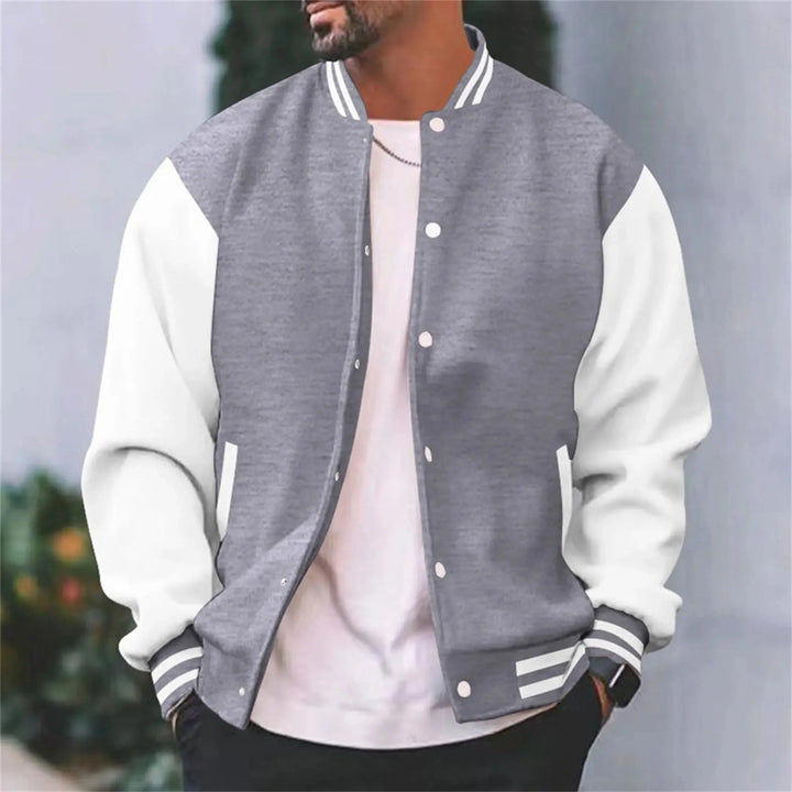 Men's Varsity Ribbed Collar Bomber Jacket