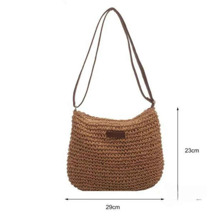 Women's Woven Crossbody Bag for Casual Use