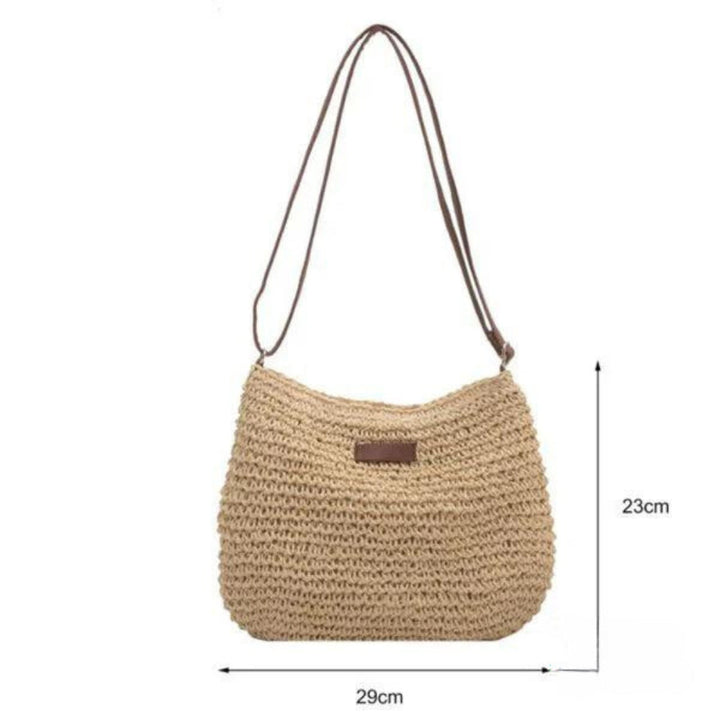 Women's Woven Crossbody Bag for Casual Use