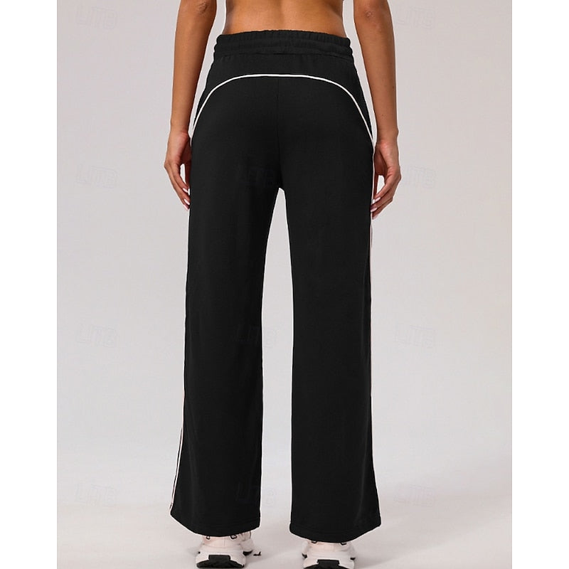 Women's Straight Leg Side Stripe Sweatpants