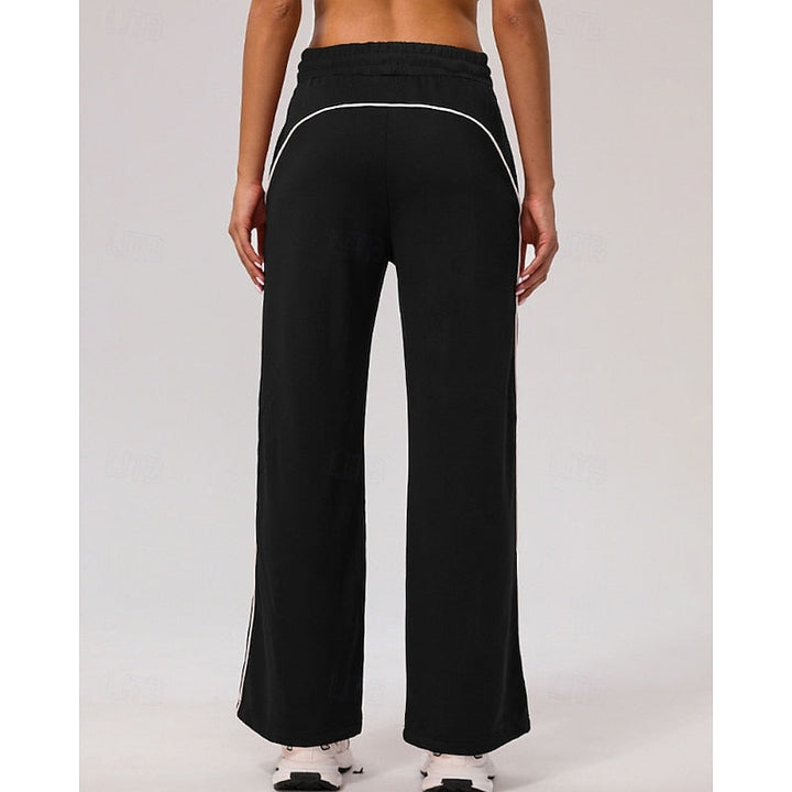 Women's Straight Leg Side Stripe Sweatpants