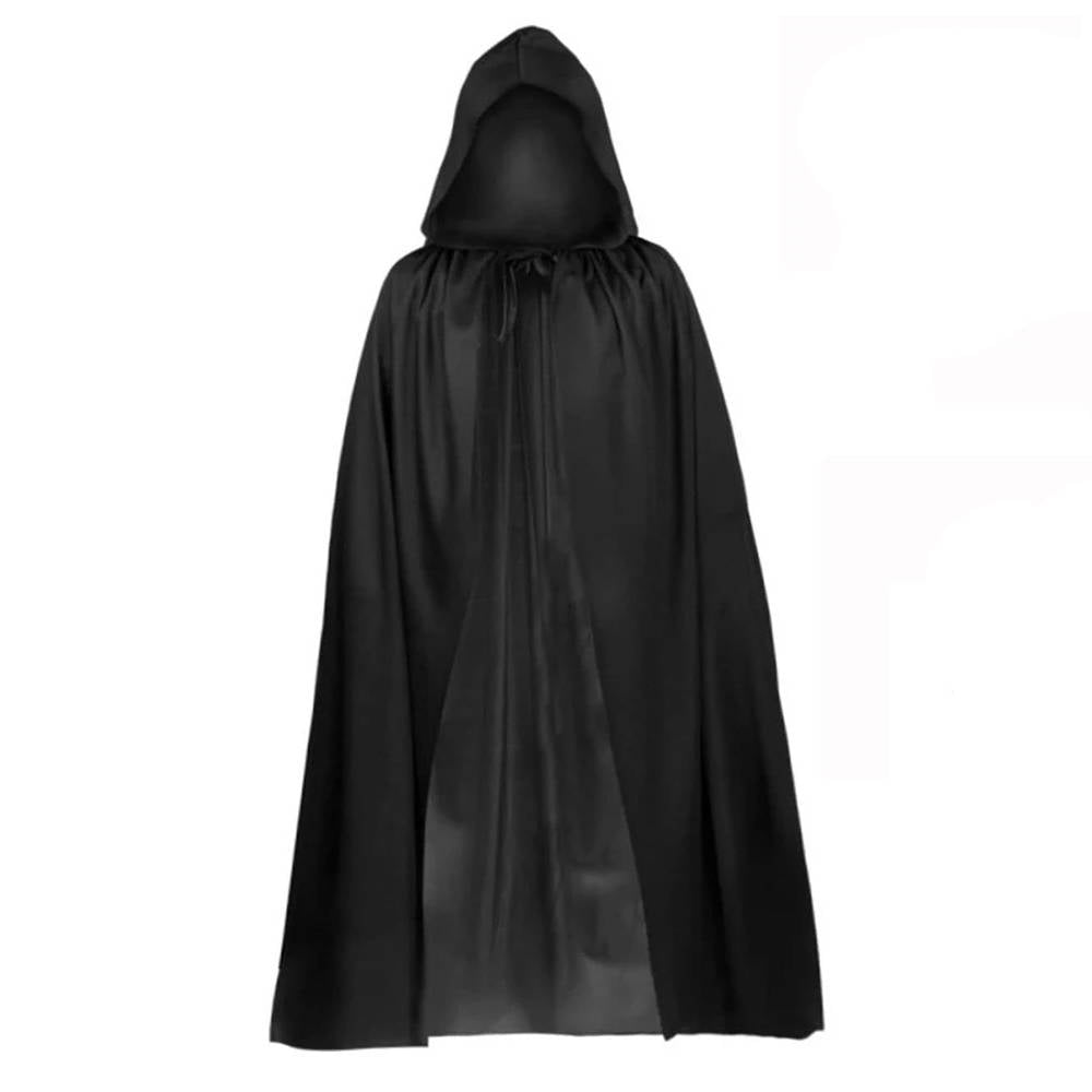 Halloween's Grim Reaper Costume with Glowing Eyes and Skeleton Gloves