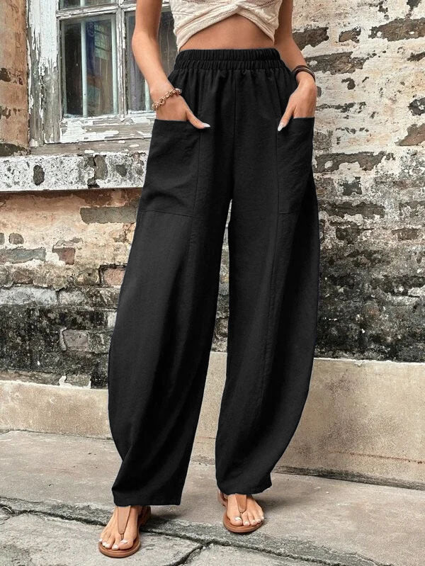 Women's Effortlessly Stylish Wide Leg Palazzo Pants