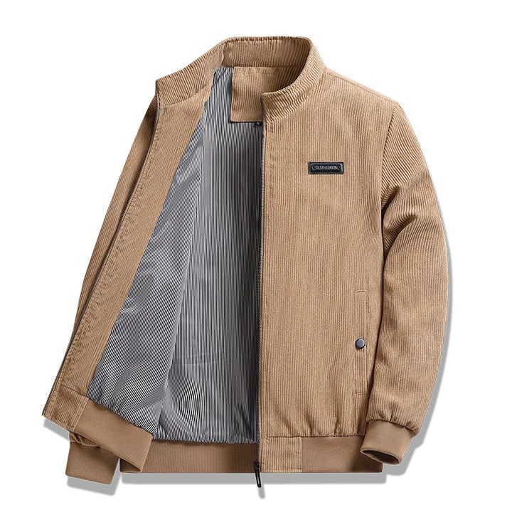 Men's Lightweight Casual Corduroy Cotton-Padded Work Jacket
