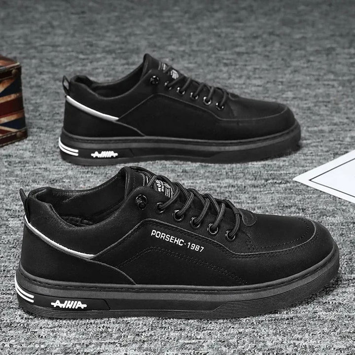 Men's Retro Style Wild Leather Sneakers