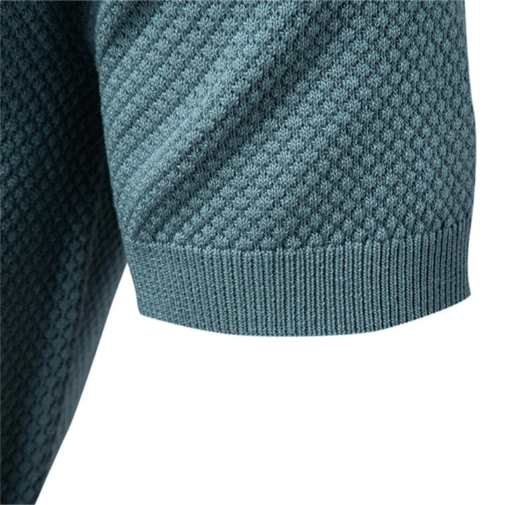 Men's Elegant Knitted Polo Shirt