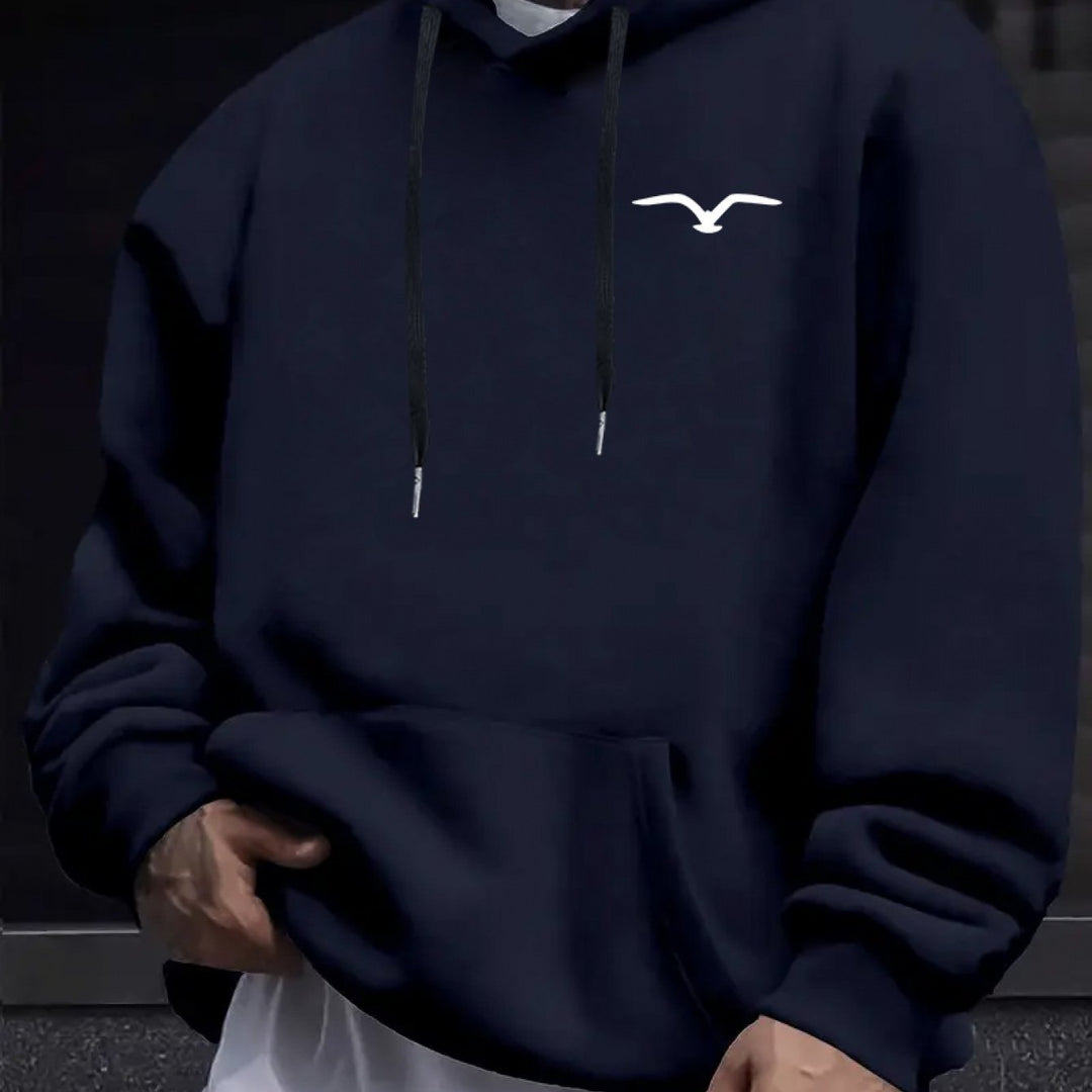 Men's Casual Cozy Long Sleeve Hooded Sweatshirt for Autumn Winter