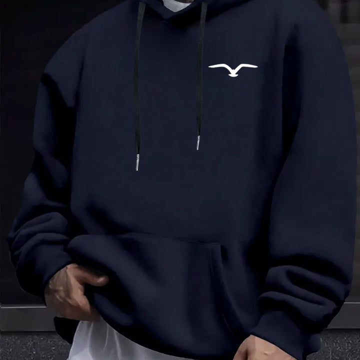 Men's Casual Cozy Long Sleeve Hooded Sweatshirt for Autumn Winter