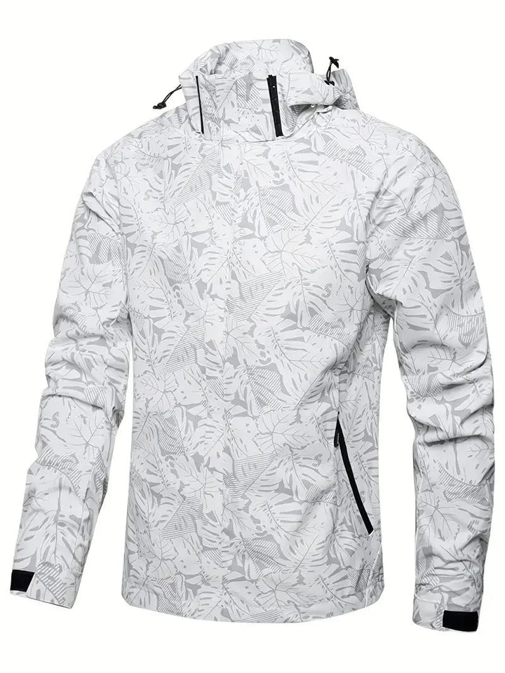 Men's Waterproof Outdoor Jacket with Hood for All Weather Conditions