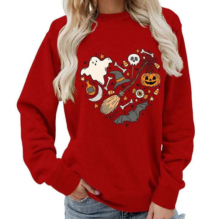 Women's Halloween Graphic Crewneck Sweatshirt