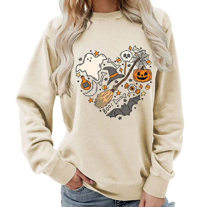 Women's Halloween Graphic Crewneck Sweatshirt