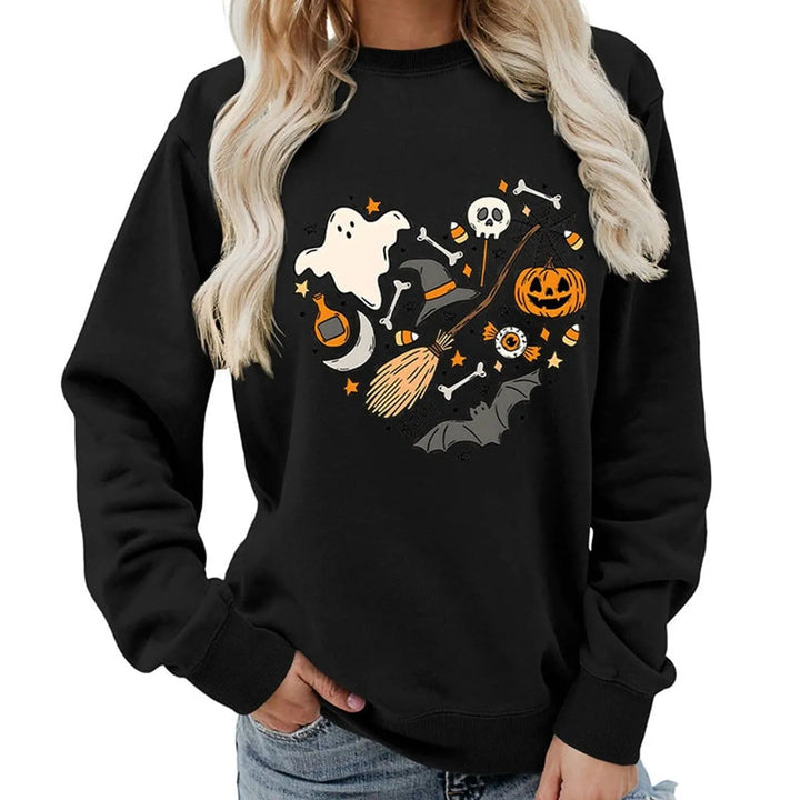 Women's Halloween Graphic Crewneck Sweatshirt