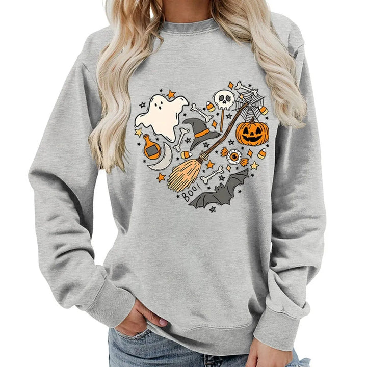 Women's Halloween Graphic Crewneck Sweatshirt