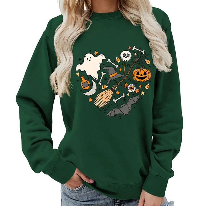 Women's Halloween Graphic Crewneck Sweatshirt