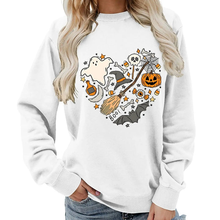 Women's Halloween Graphic Crewneck Sweatshirt
