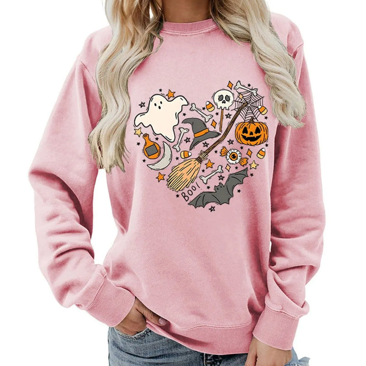 Women's Halloween Graphic Crewneck Sweatshirt