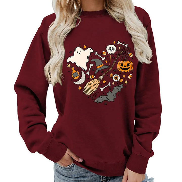 Women's Halloween Graphic Crewneck Sweatshirt