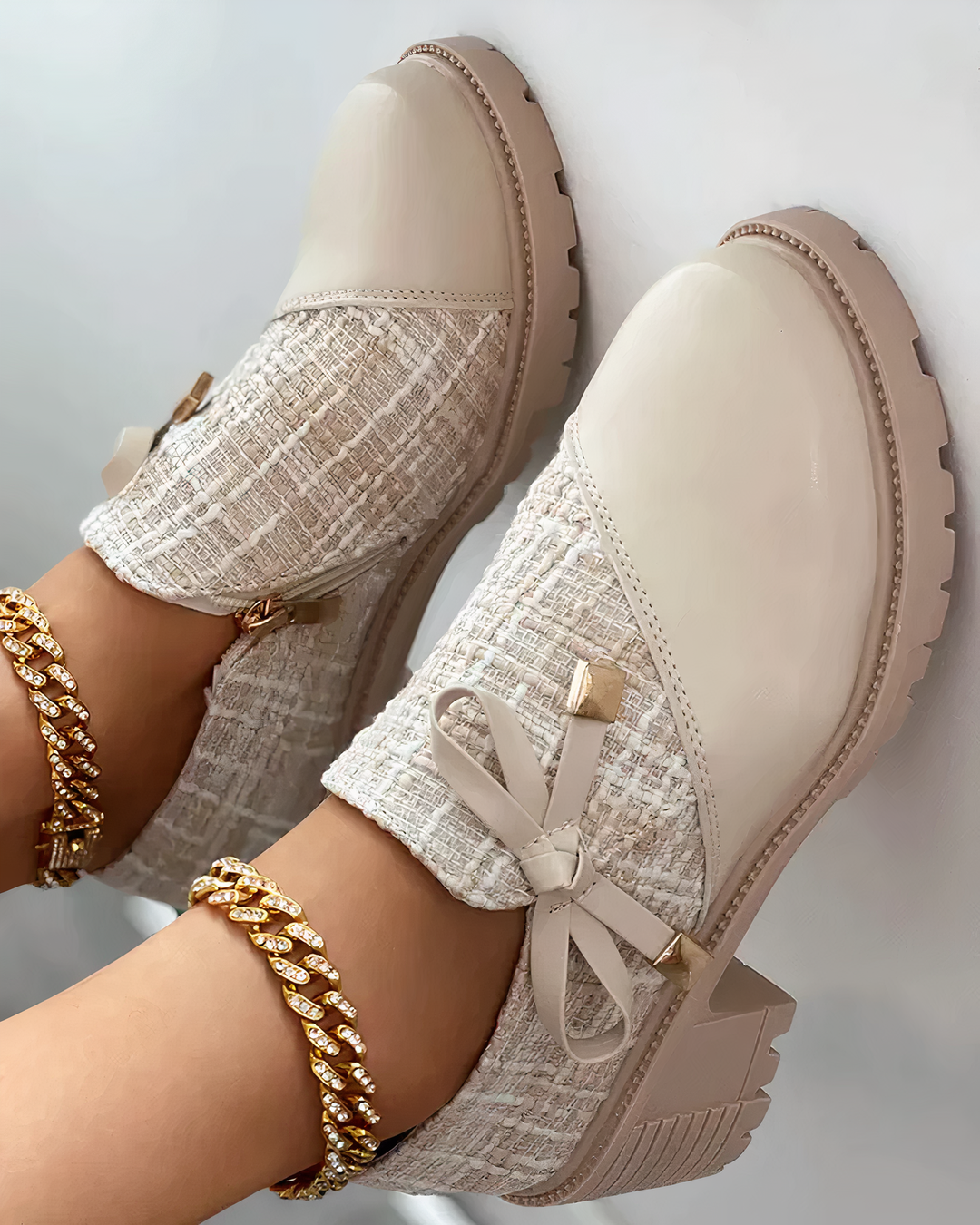 Sophia | Women's Elegant Block-Heeled Shoes with Pointed Accents