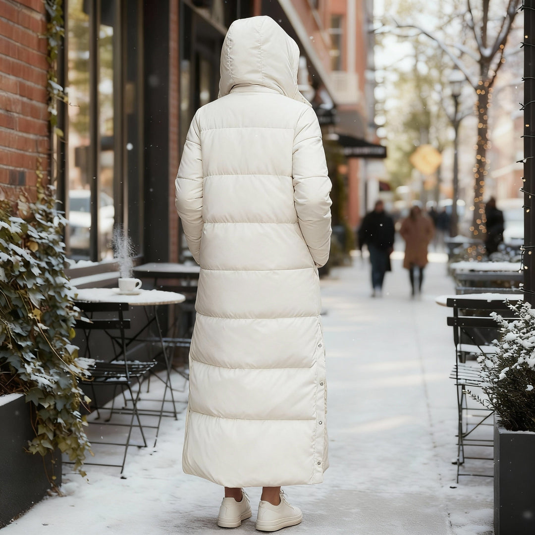 Women's Maxi Hooded Winter Puffer Coat